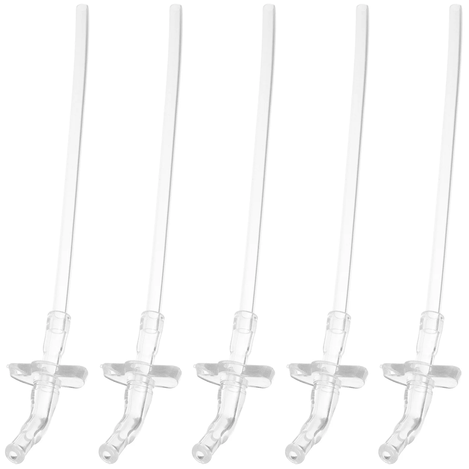 

5 set Replacement Silicone Straws Flexible For Water Bottle Cup Portable Washable Straight Smoothie Straw Household