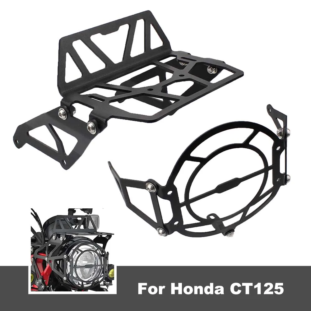 

Motorcycle front rack Headlight cover and front frame Fits For Honda CT125 Trail 125 Hunter Cub CT 125 2024 2023 2022 2021 2020