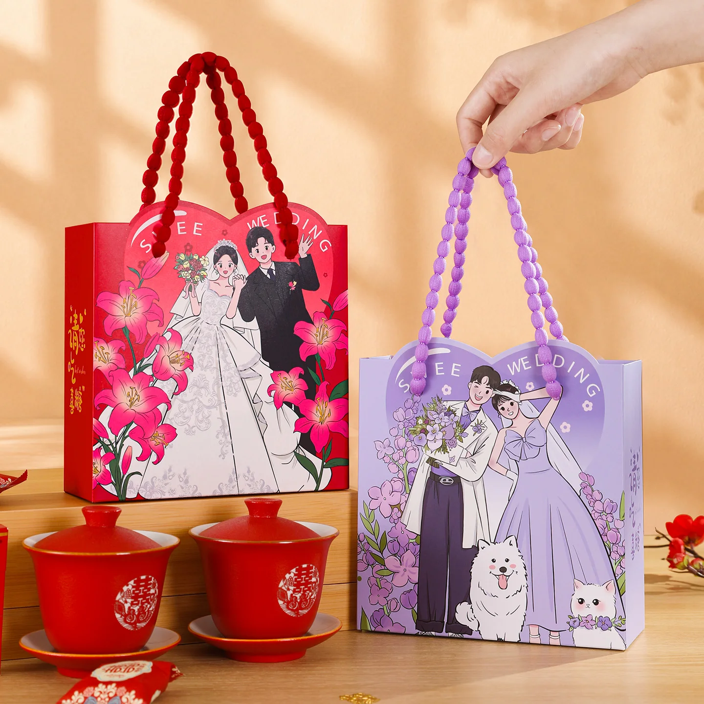 red-drawer-style-wedding-candy-box-couple-handheld-drawers-romantic-bubble-rope-souvenir-gift-popular-chinese-wedding-favor