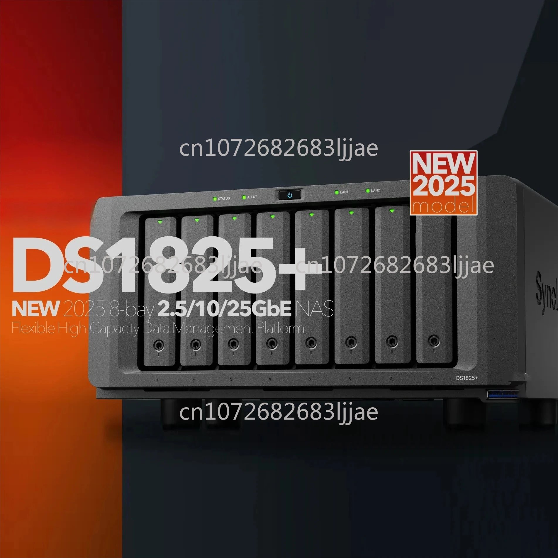 

Сервер облачного сетевого хранилища NAS DS1821+/ DS1825+ 4G, 8 отсеков, без дисков