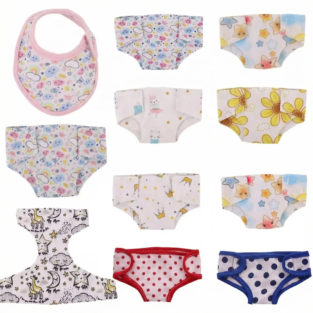 Doll Panties Pattern Panties For 18 Inch American Doll&43Cm Baby  Doll Our Generation,For Girl Birthday Festival Gift
