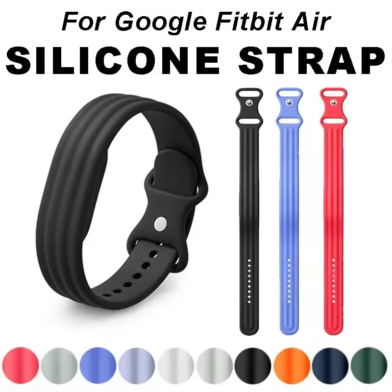 Sport Breathable band for Google Fitbit Air Strap Silicone Loop Replacement Bracelet Correa fitbit air Smartwatch Accessories image 2