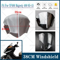 Fit For YAMAHA Majesty 400 2003 - 2015 Motorcycle Windshield Windscreen YP3 YP400 2004 2005 2006 2007 2008 2009 2010 2011 2012