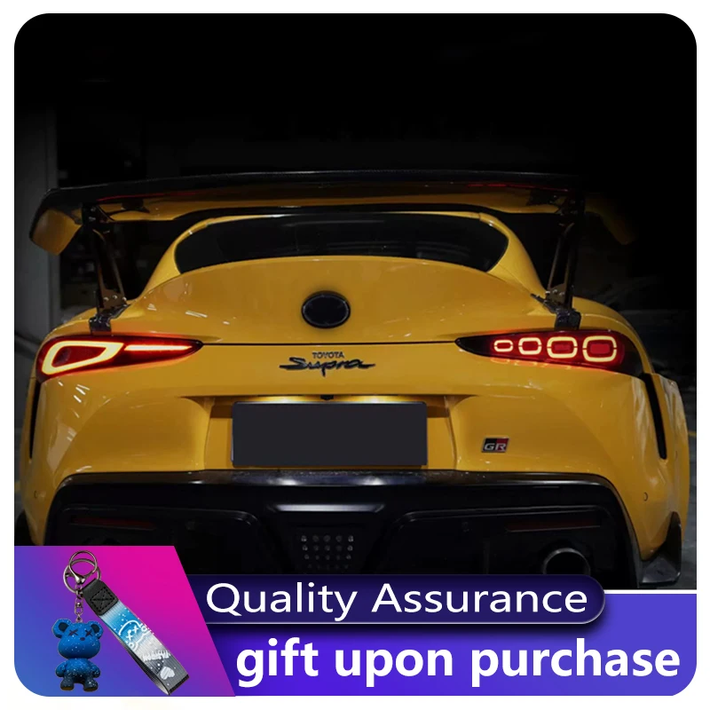 

Car Lights For Toyota Supra A91GR 2018-2022 Taillights Upgrade LED DRL Projector Lens Tool Auto Dynamic Rear Lamp Accessories