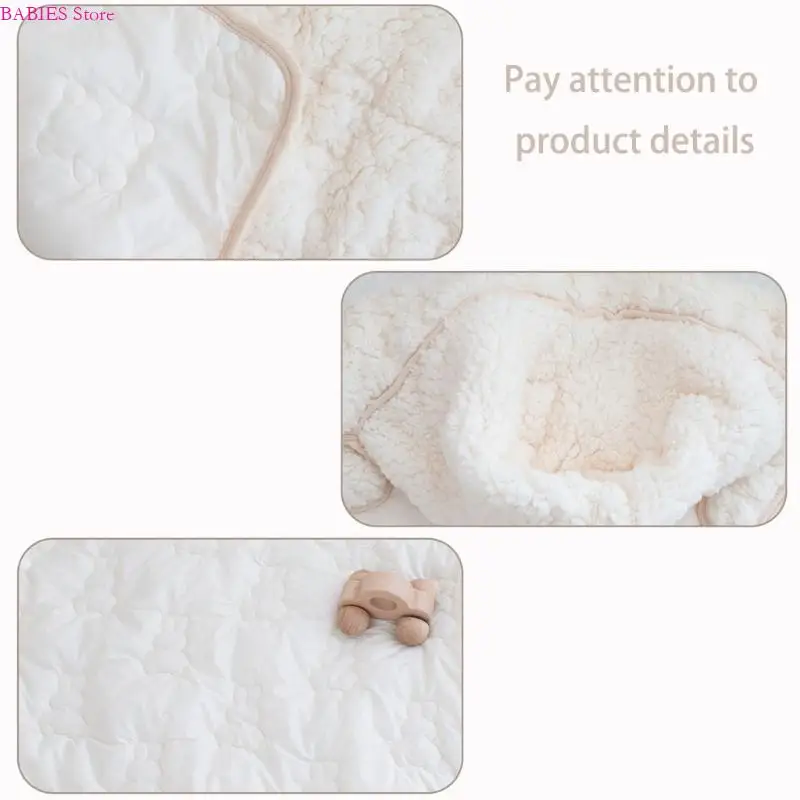 بطانية أطفال عصرية C9GB مع غطاء للرأس، غطاء لعربات الأطفال بوظيفة مقعد الخصر لتلبية احتياجات الأبوة اليومية #4