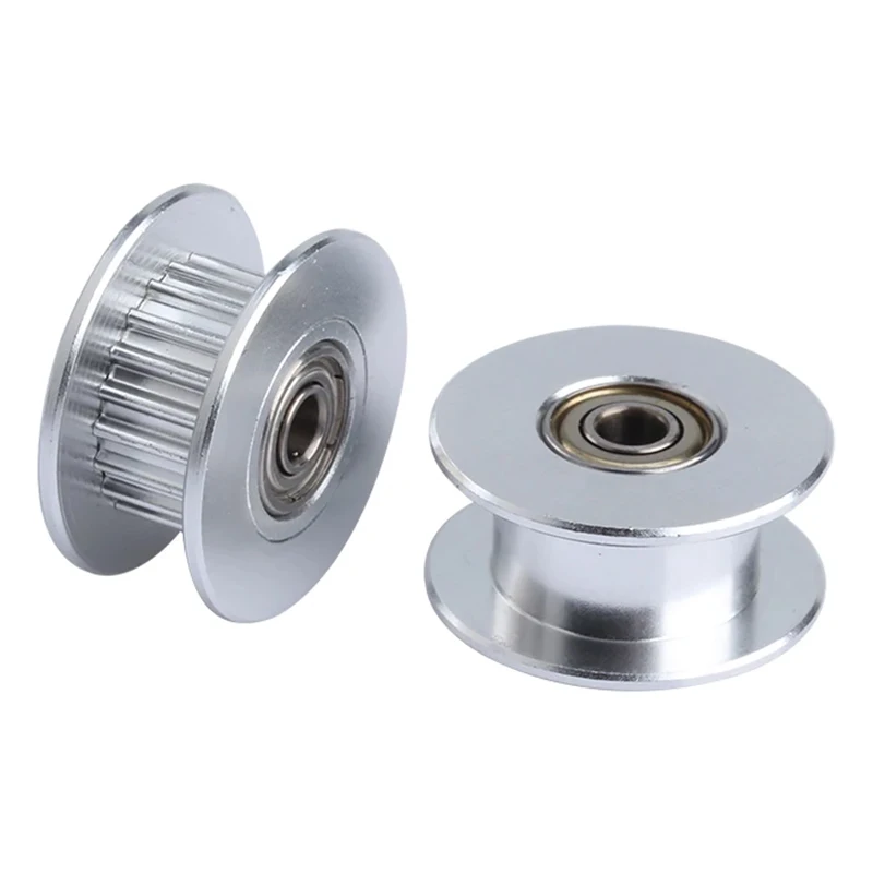 5M 24 Teeth Idler Pulley Tensioner Bore 5/6/7/8/10/12/15mm With Bearing,Belt Groove Width 11/16/21/27mm