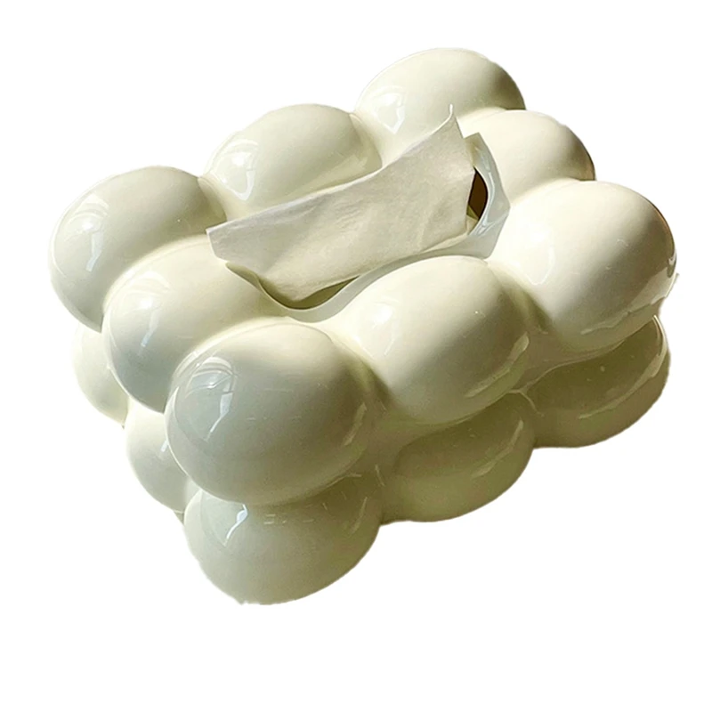 

Paper box Bubble Design Tissue Box Holder Paper Dispenser for Bathroom Dining Table Stylish