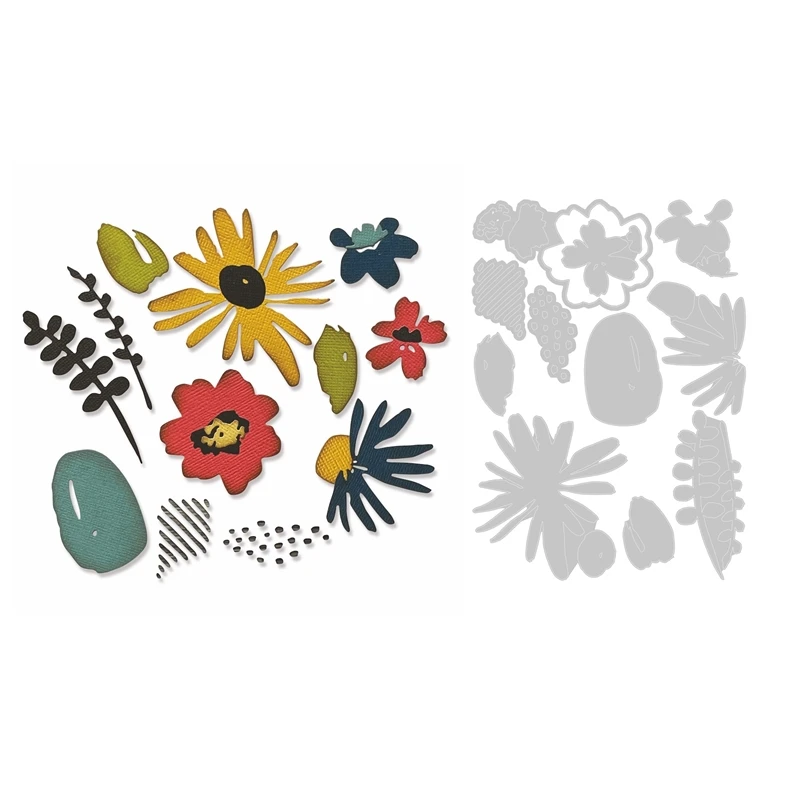 

2022 New Layer Metal Cutting Dies for Scrapbooking Paper Making Flower Petal Decoration Album Frame Card Craft No Clear Stamps