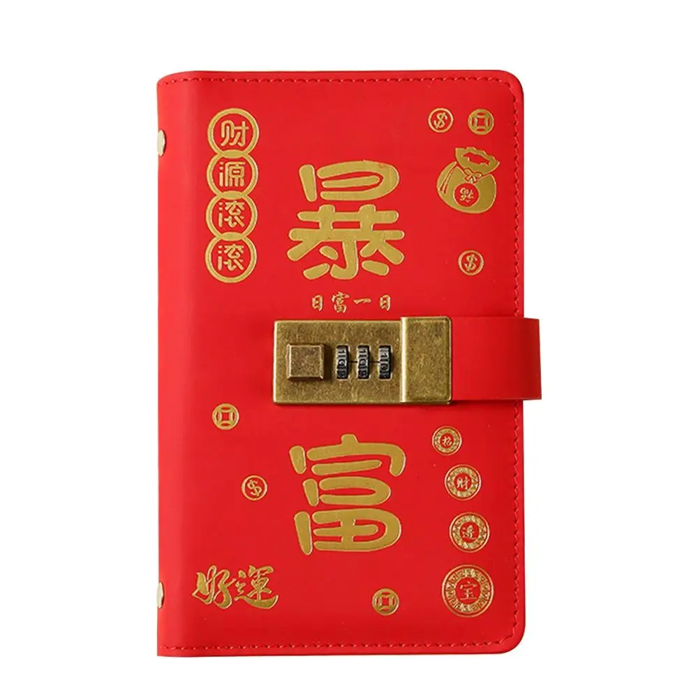 With Password Lock 100 Envelopes Money Saving Challenge Get Rich PU Money Collection Book Reusable Large Capacity Savings Binder