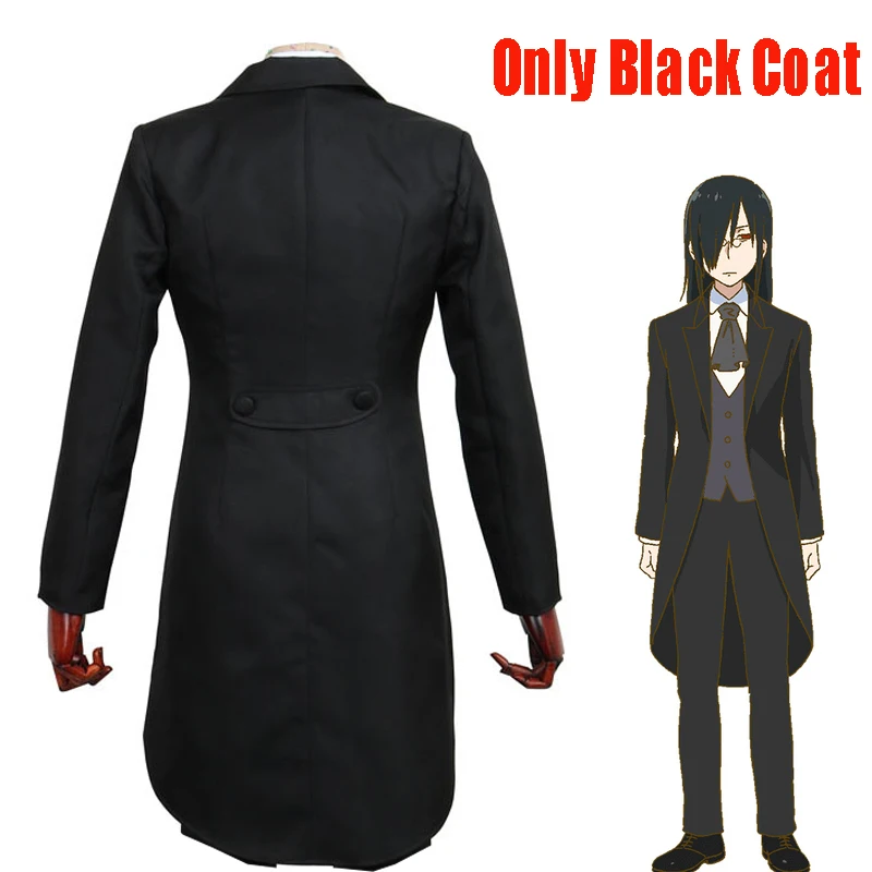 Fafnir Cosplay Costume Anime Cosplay Miss Kobayashi's Dragon Maid Wigs shoes Man Female Fafnir Black Suit Cosplay Costume Props