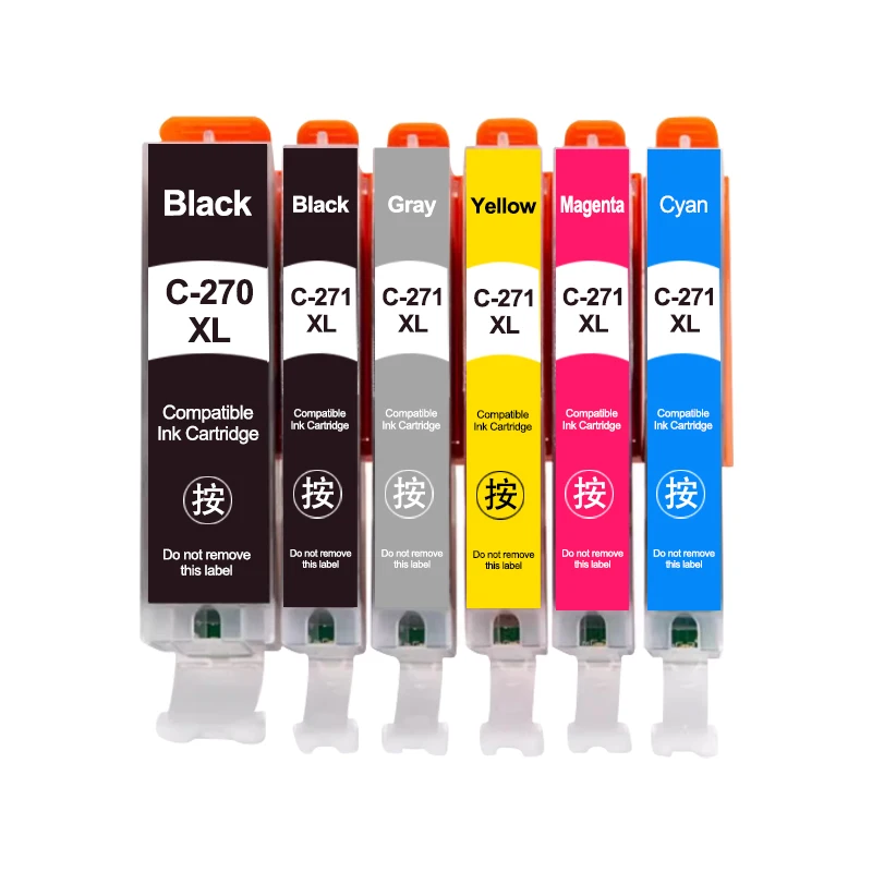 1/2/3/4set PGI-270XL CLi-271XL Compatible ink cartridge For canon PIXMA MG5720 MG5721 MG5722 MG6820 MG6821 MG6822 MG7720 Printer