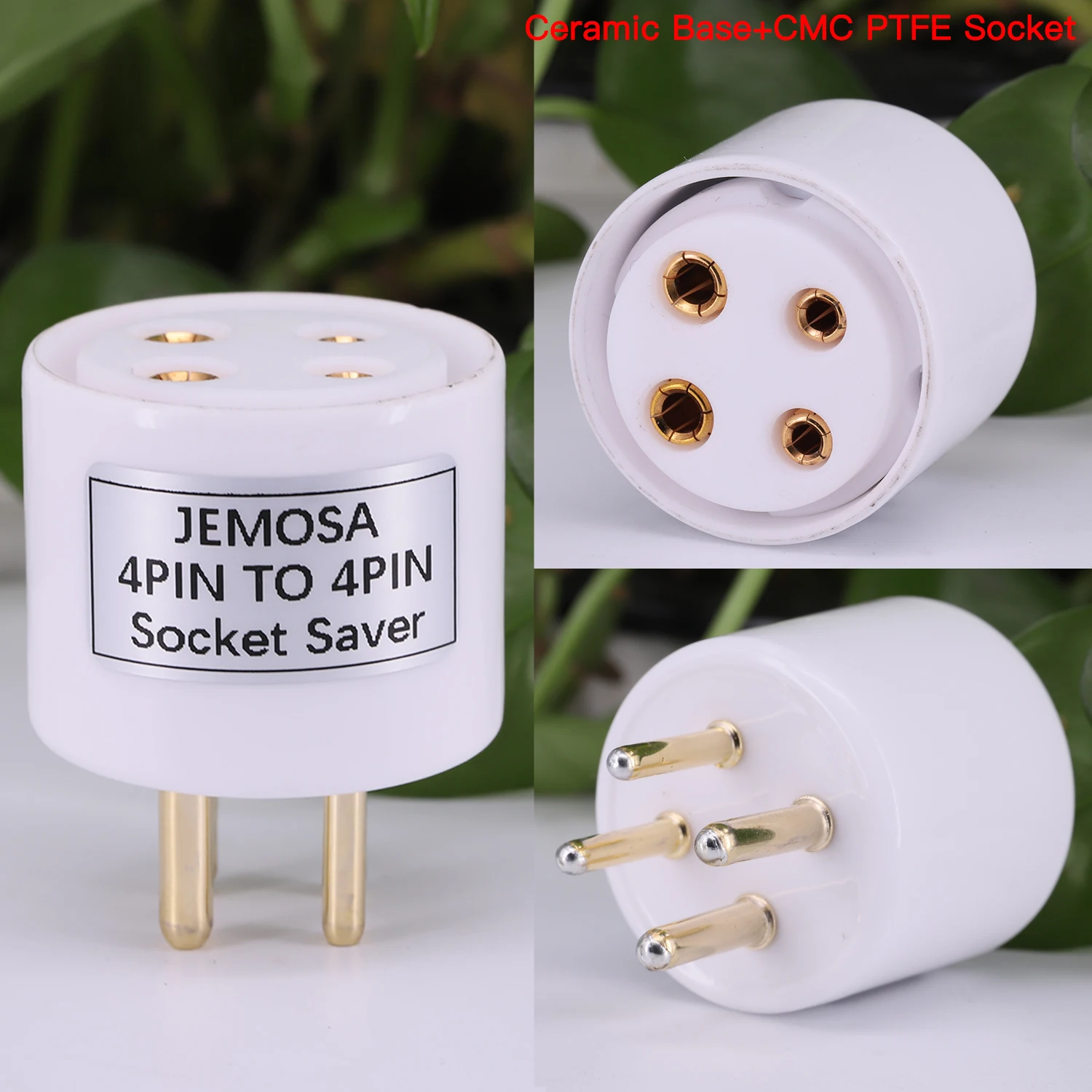 1 unidad de prueba de ahorro de enchufe de 4 pines a 4 pines, aumento de altura, protege el enchufe para 2A3 300B 811 572B 274A 101D, amplificador de tubo de Audio