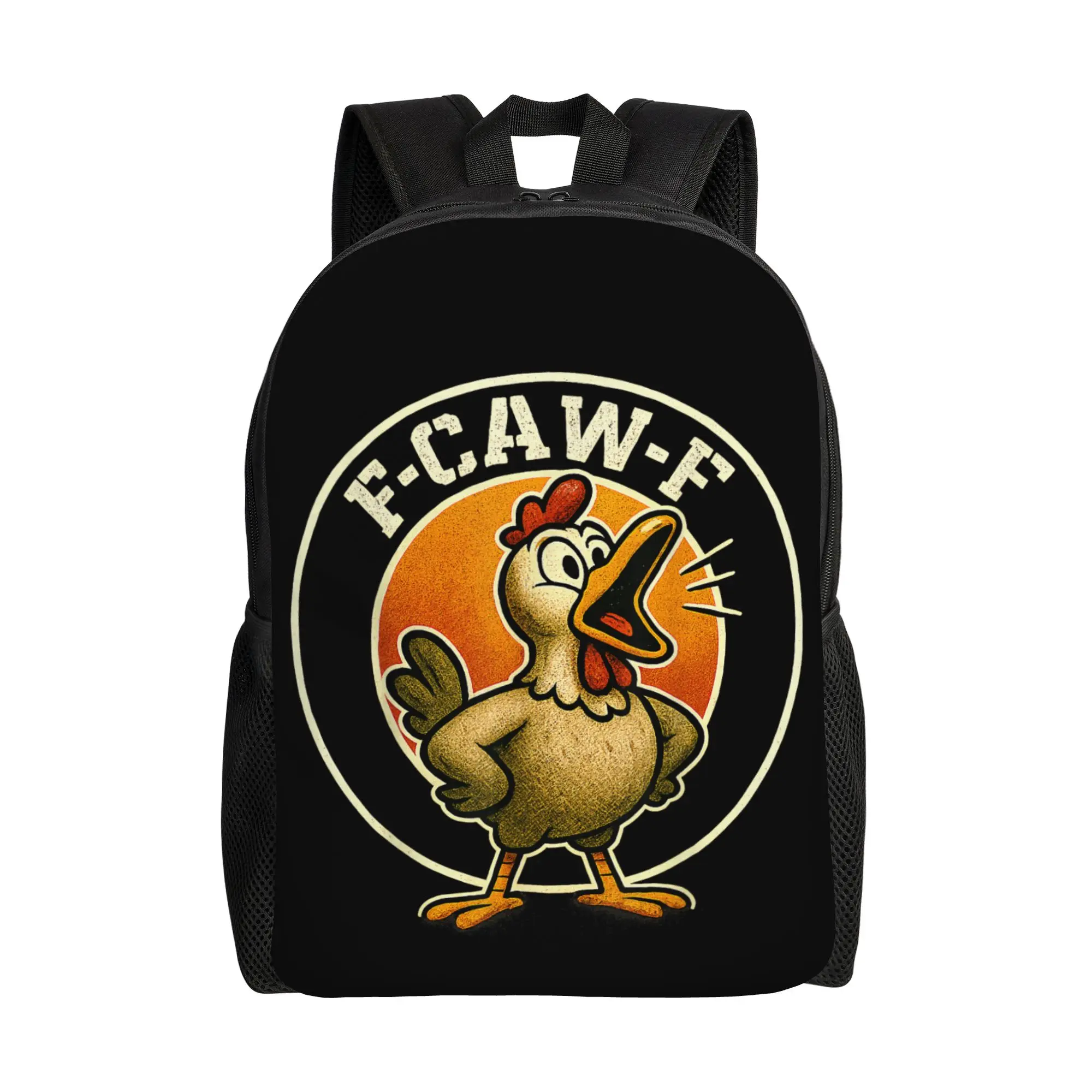 

Рюкзак F-CAW-F Chicken Funny Sarcasm Classical: Спортивный, студенческий, деловой, ироничный, необычный городской рюкзак для мужчин и женщин, для ноутбука, из холщовой ткани
