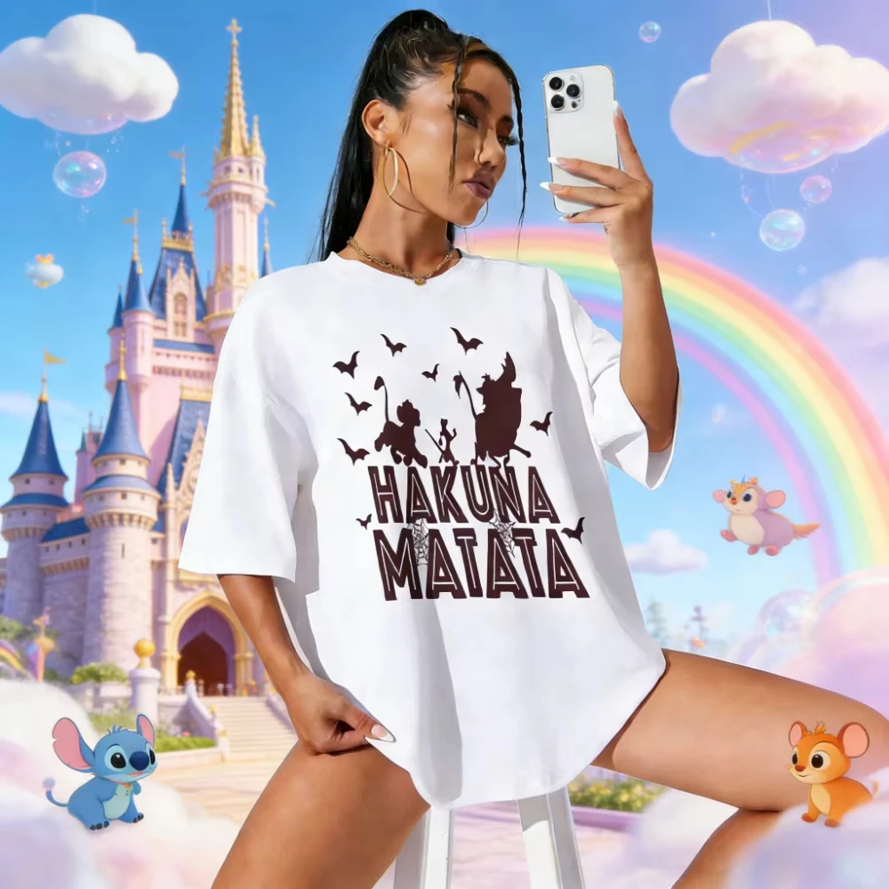 

Летняя футболка 2026 года в стиле Дисней «Король Лев». Высококачественный хлопковый топ с короткими рукавами. Подходит как мужчинам, так и женщинам.