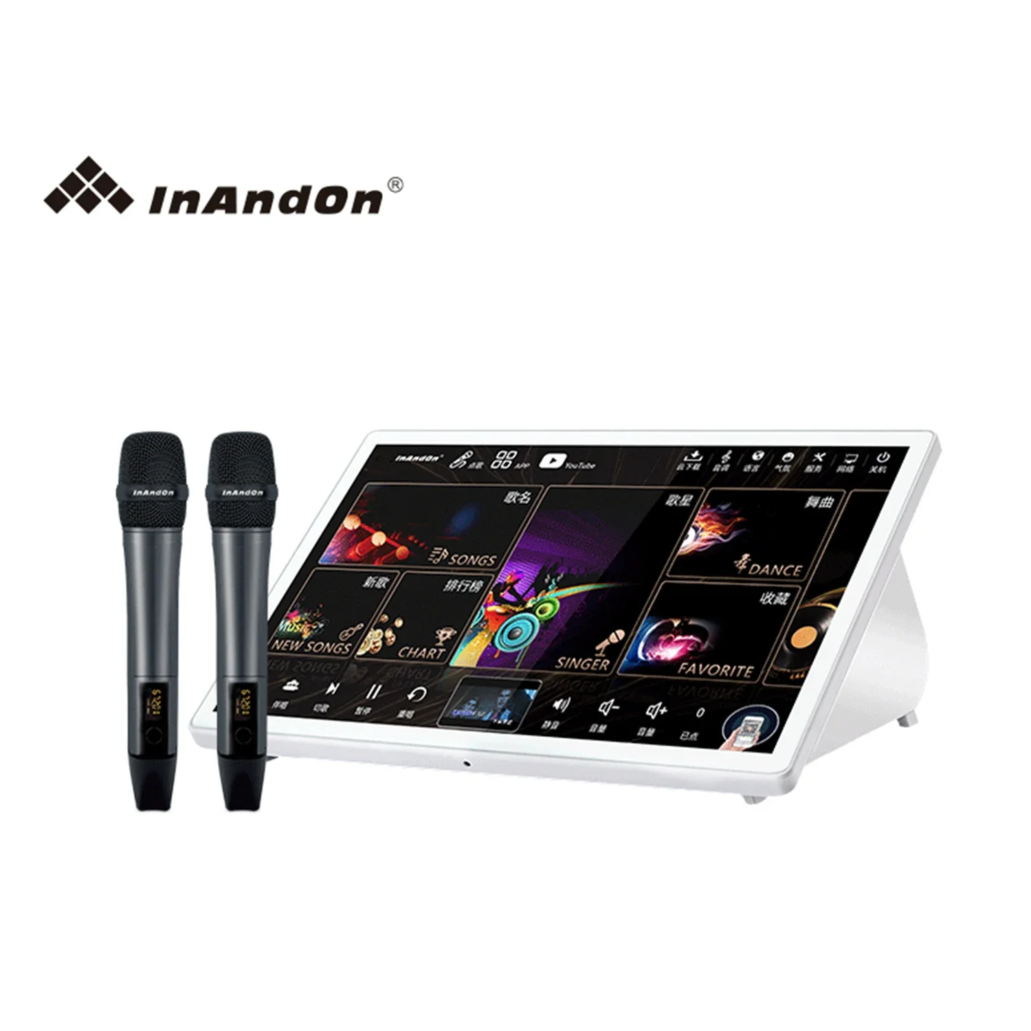 15.6 5in1 2T Powerful Wifi Connection 4k Output Professional Portable Karaoke Player Durable Using Karaoke Machine