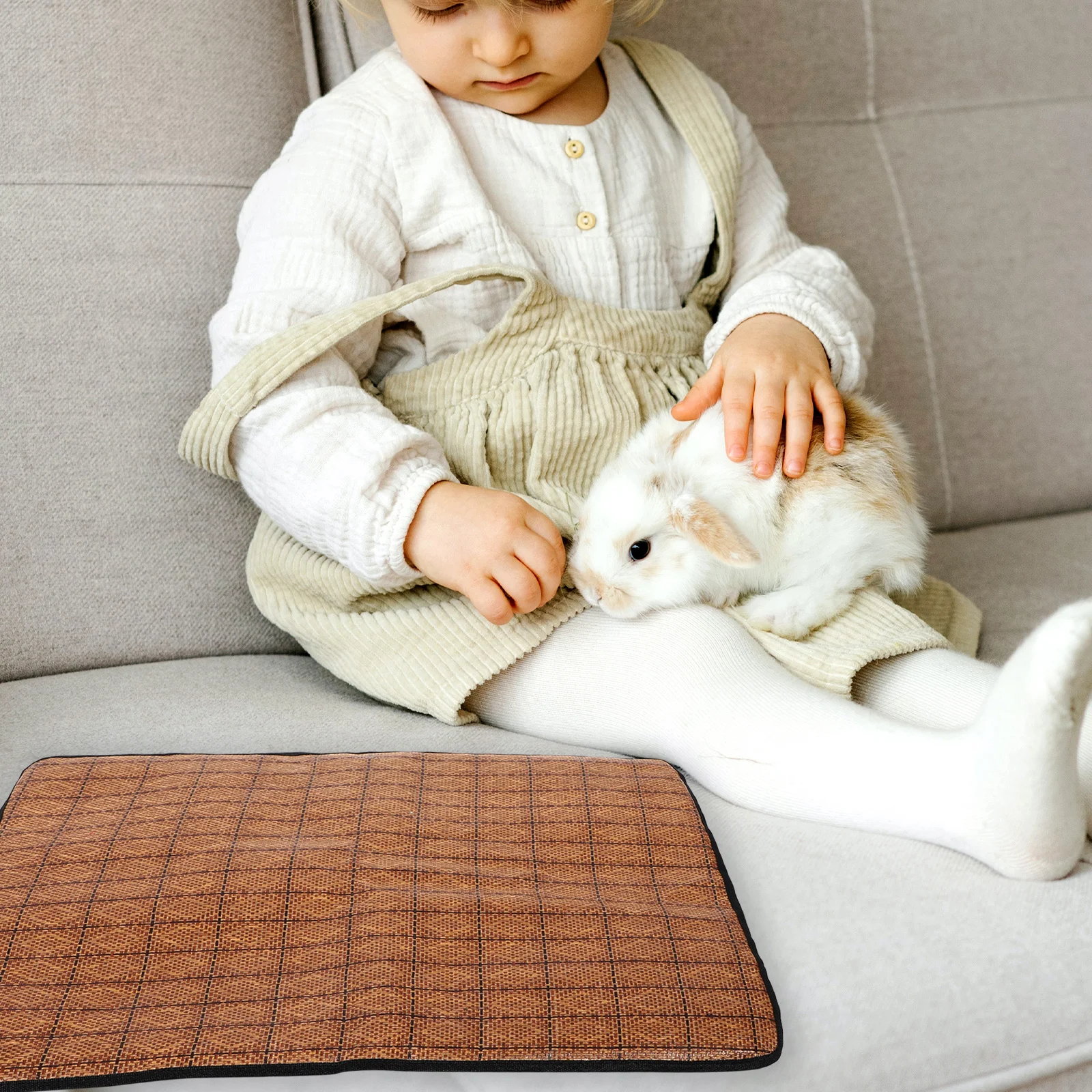 

Pet Ice Silk Mat Double Sided Cooling Pad Lightweight Durable Oxford PP Cotton Bed Cushion for Dog Cat Guinea Pig Pet Supplies