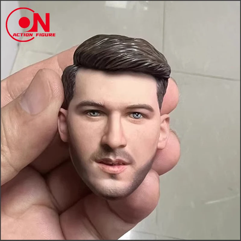 

1/6 Scale Basketball Player Luka Head Sculpt PVC Male Soldier Head Carving Model Fit 12-inch Action Figure Bodies