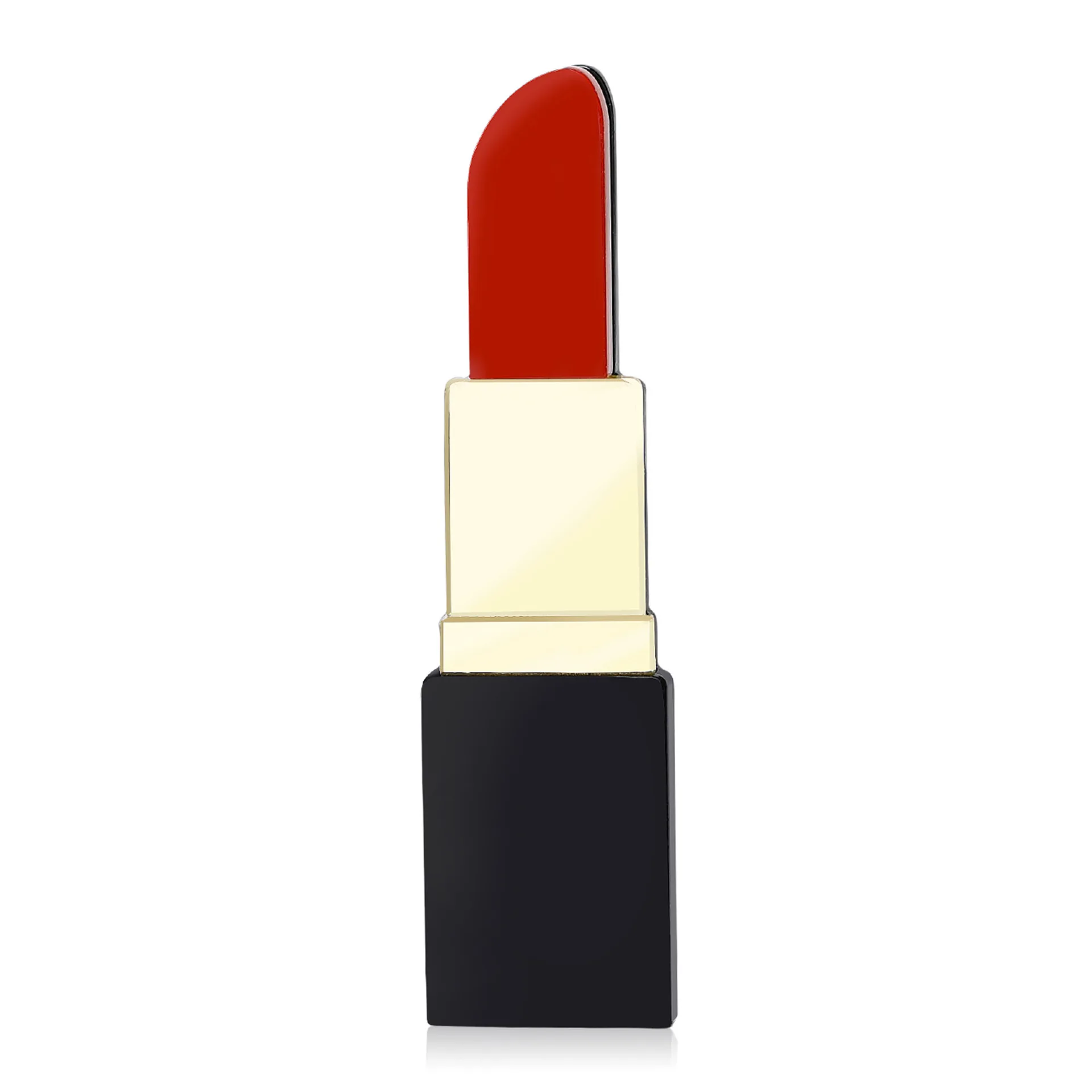 

Fashionable Women's Simple Ins Acrylic Lipstick With Multi-color Oil Drip Brooch, Suitable For Dress Gifts And Daily Decoration