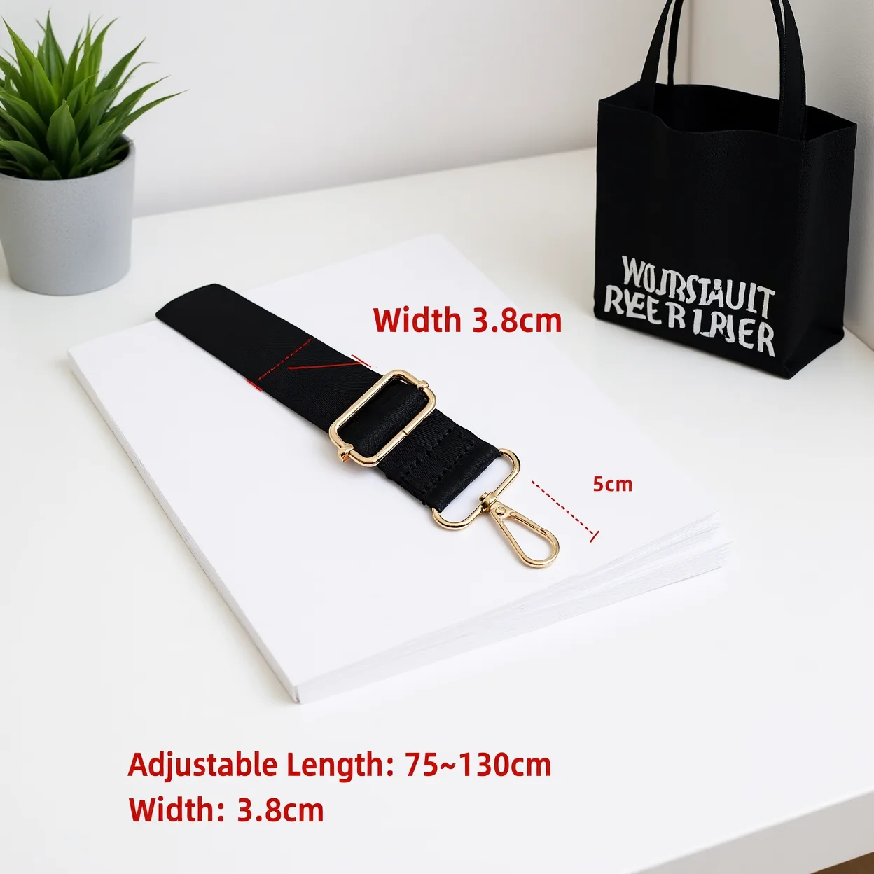 Replacement Bag Strap  Crossbody Bag Strap 3.8cm Wide Strap Colorful For Crossbody Bags Short Trips Women