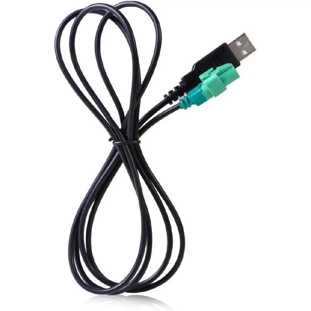 Car AUX Audio Cable Round 4 Pin CD Changer Player Adapter Wire Harness USB Male Head Car Accessories For Volkswagen Bora Sagitar