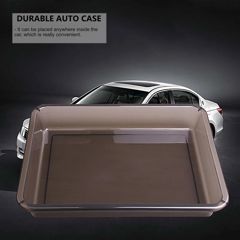 

Car Storage Box Scratch Resistant PP Build Efficient Organization for Car Interior Compact Design Auto Box Holder Case Utility