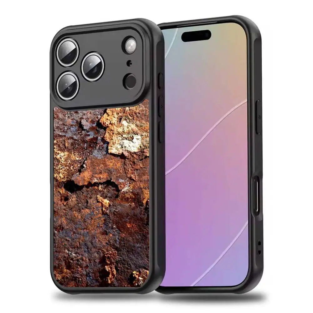 Retro Industrial Rusty Phone Case For iPhone 17,16,15,14,13,12,11,Pro,Max,Plus,Mini,SE4,E Magnetic Magsafe Wireless Charging