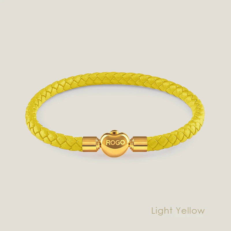 Gelukkige Gouden Schat Echt Gevlochten Lederen Bedelarmband Voor Vrouw Eenvoudige Zwarte Rode Vrouwelijke Sieraden Accessoires Cadeau