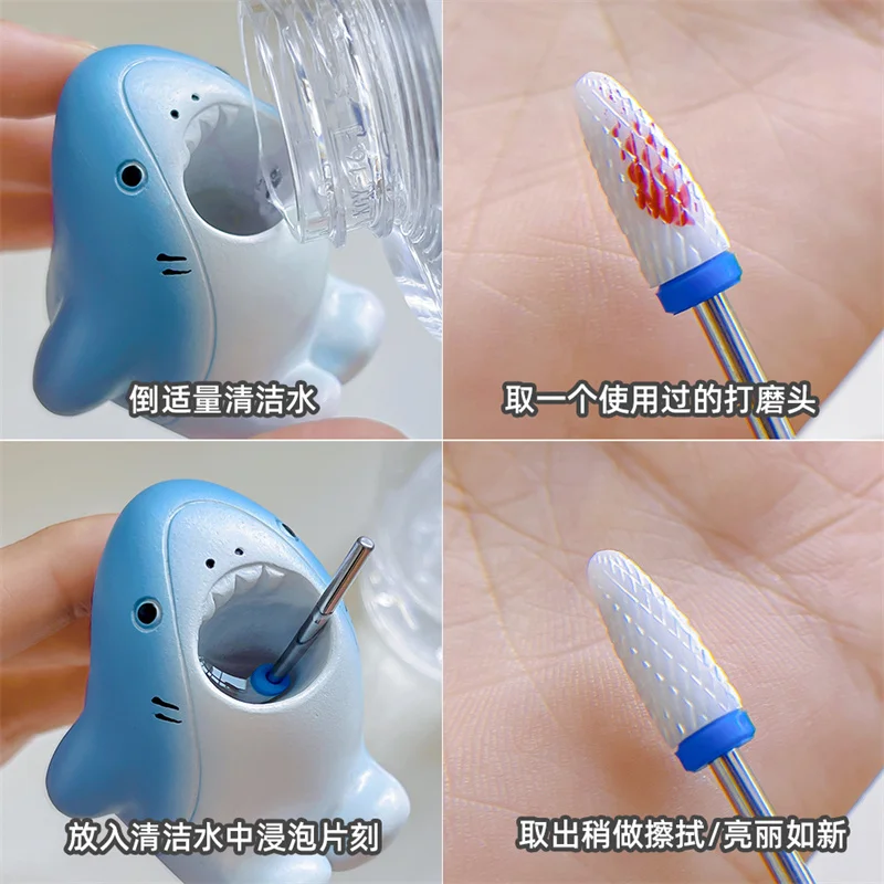 Nail Art Moagem Cabeça Bit Titular, Manicure Brush Tools, Recipiente de broca de prego, Display Rack