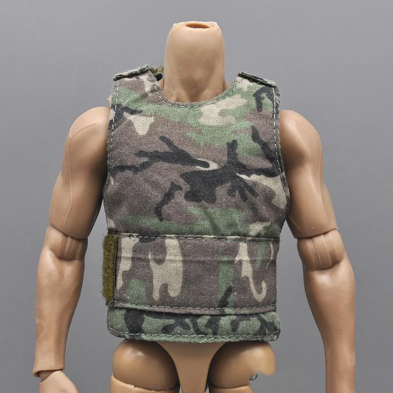 

Big Sales 1/6th DML Military Special Army Hang Chest Vest Bulletproof Accessories For 12" Action Figure Collectable