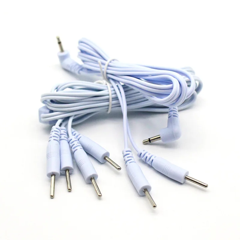 2.5MM Electrode Cable 2/4 Pin Electrotherapy Lead Wires for Acupuncture Electric Muscle Stimulator Therapy Massager