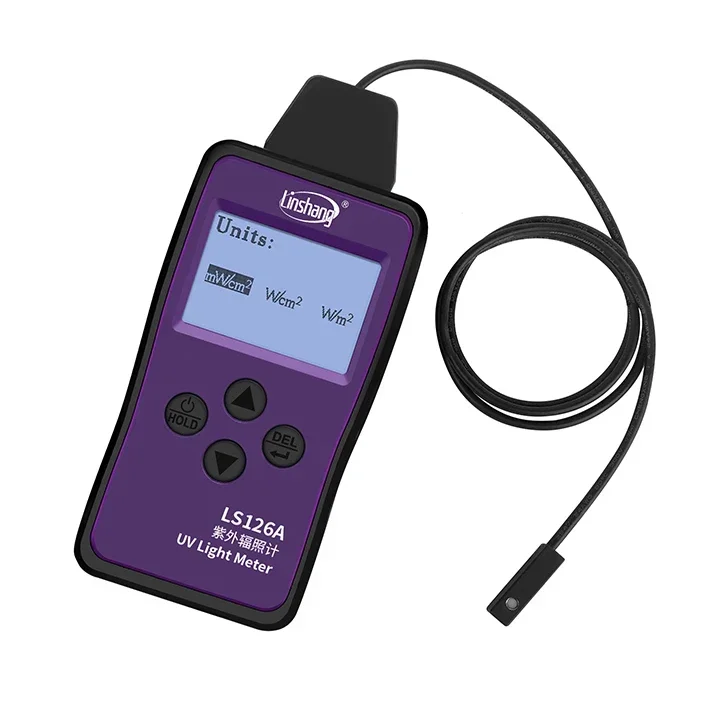 

UV Light Meter UV Irradiance Meter UV Intensity Meter with Ultra-Small Probe Sensor2025