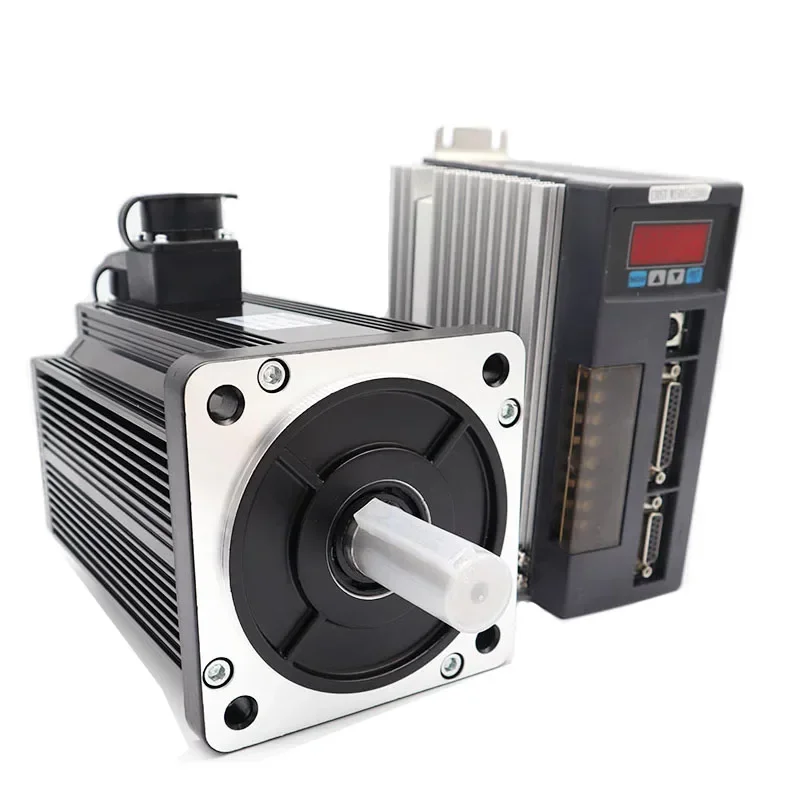 80ST-M02430 220V 750W AC Servo motor 2.39N.M. 3000RPM 0.75KW servomotor Single-Phase ac drive permanent magnet Matched Driver