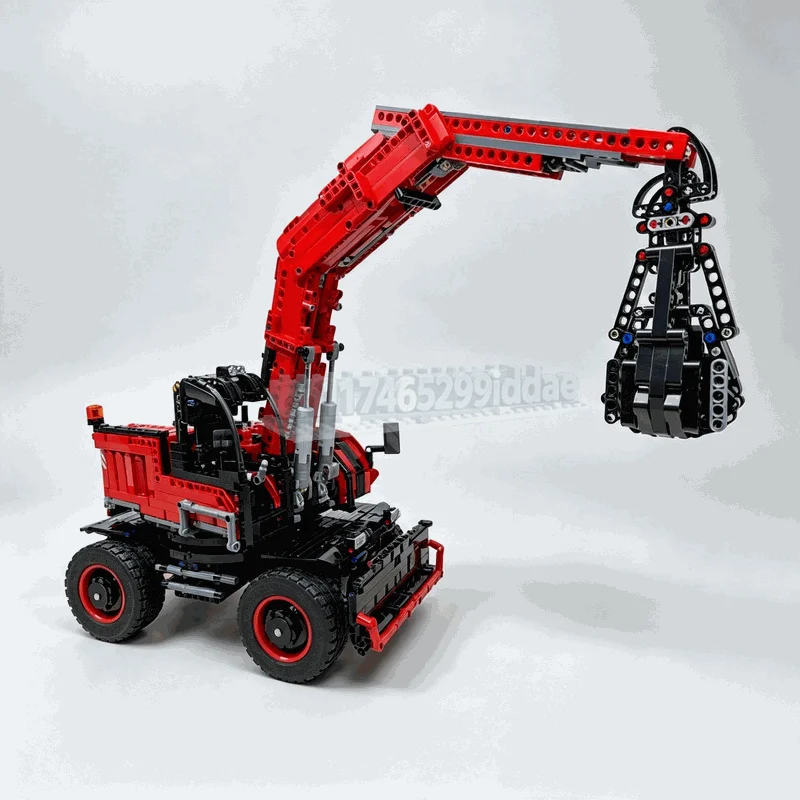2729PCS Excavator Building Blocks Model Remote Control Engineering Construction Vehicle DIY Assembly Toy Display Collection Gift