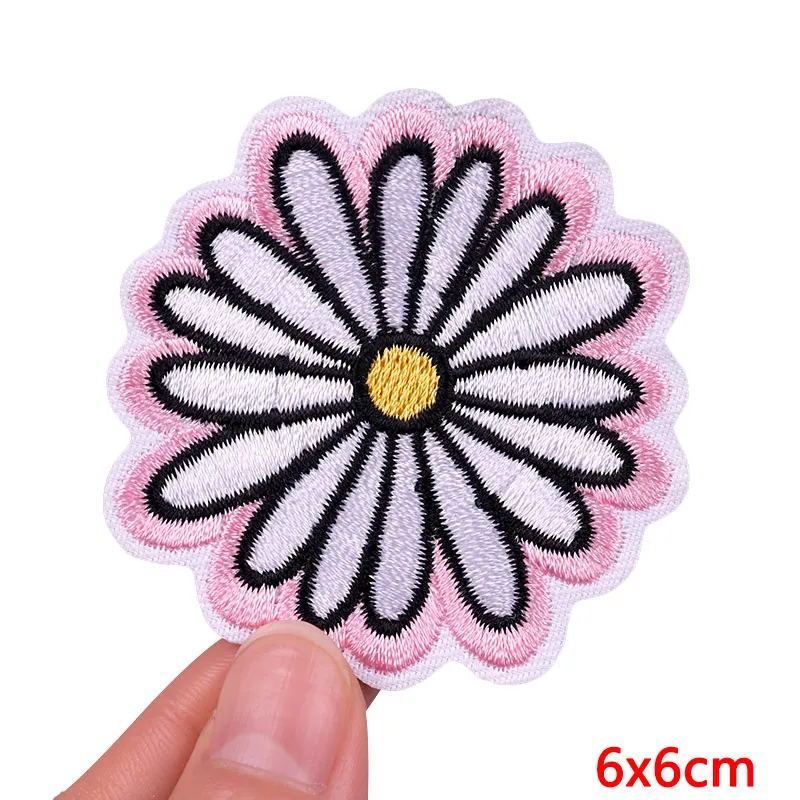 Biene/Blume Patch Cartoon Tier Stickerei Patch Eisen auf Patches für Kleidung gestickte Patches auf Kleidung DIY Näh aufkleber – Detail 8
