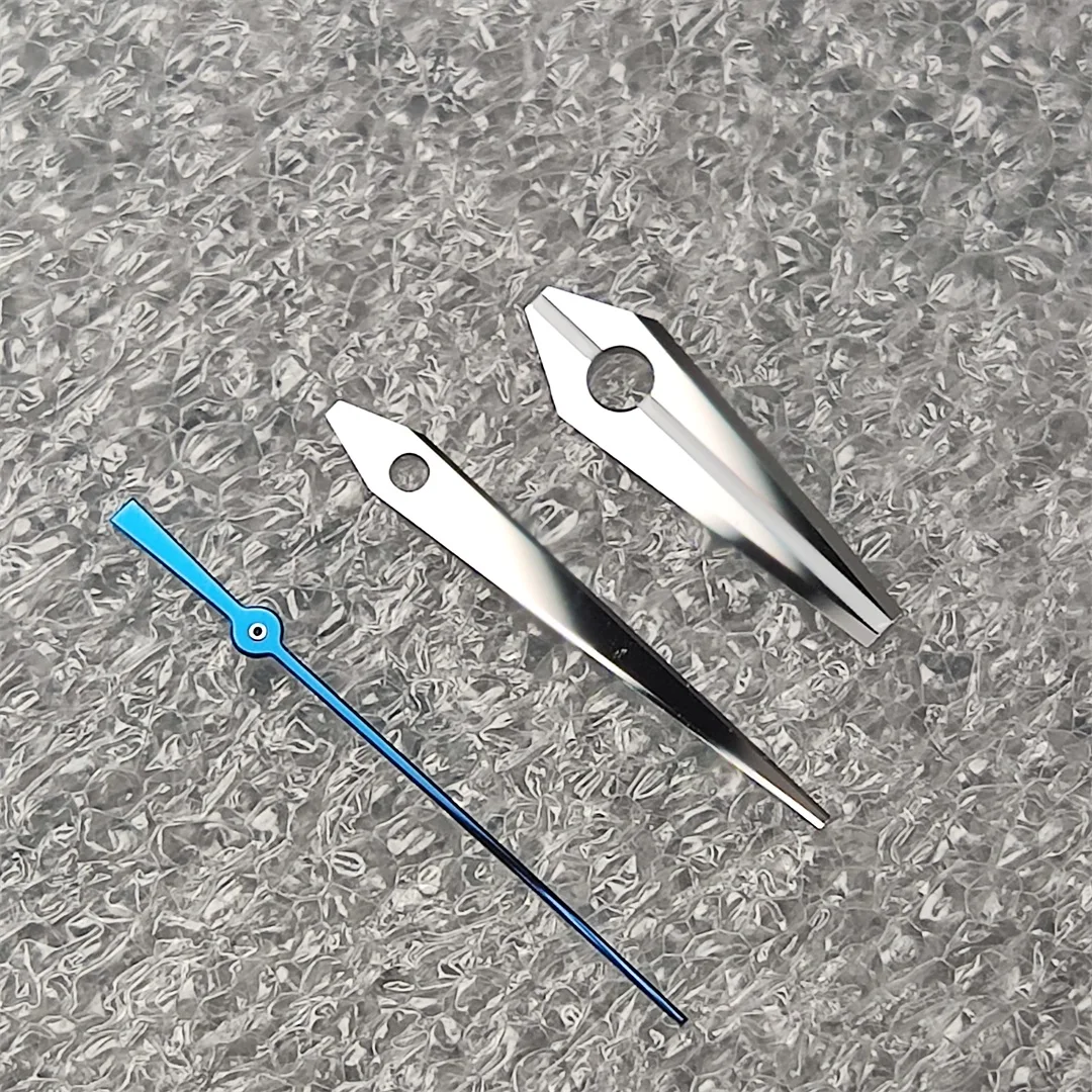 NH35 Lancette dell'orologio avanzate Lancette GS argentate per accessori per la modifica dell'orologio GS con lancette lucide a cinque lati luminose BGW9