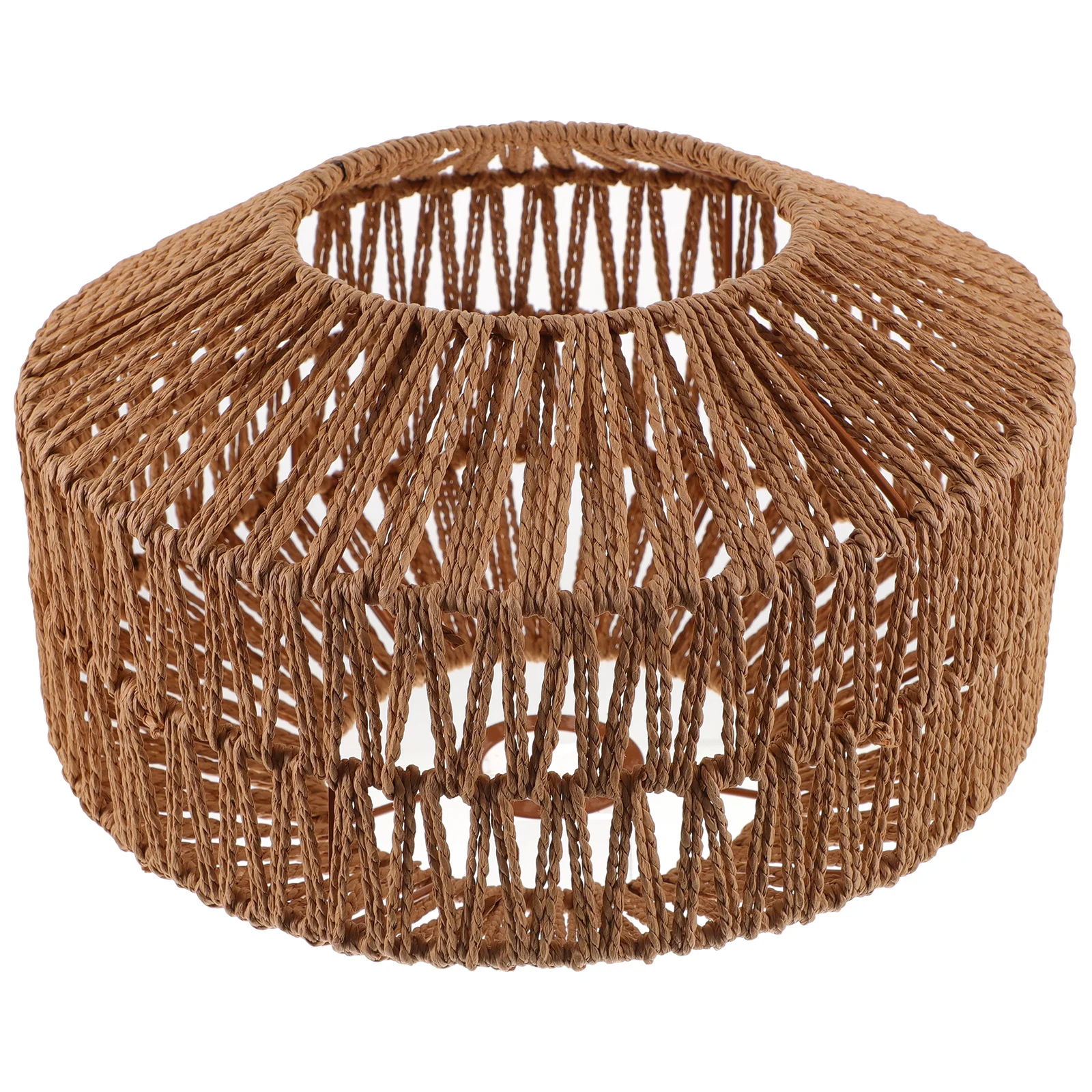 

1 Piece Retro Paper String Lampshade Industrial Style Ceiling Light Cover for Home Hotel Bar Decor Lamp Shades Small