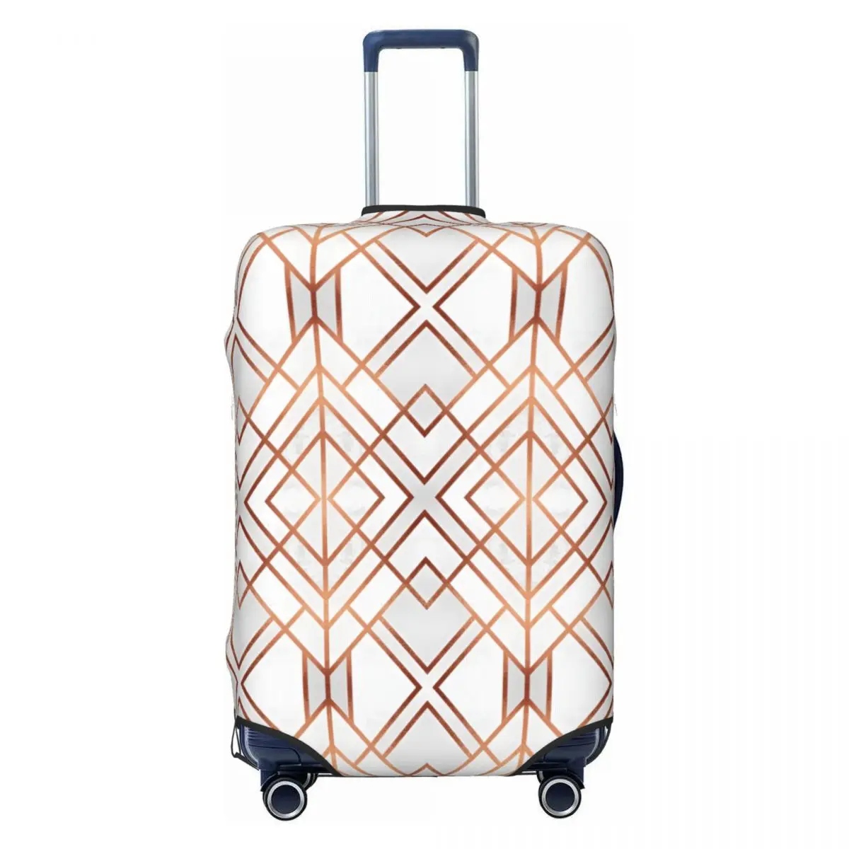 

Custom Abstract Geometric Pattern Luggage Cover Cute Suitcase Protector Covers Suit For 18-32 inch