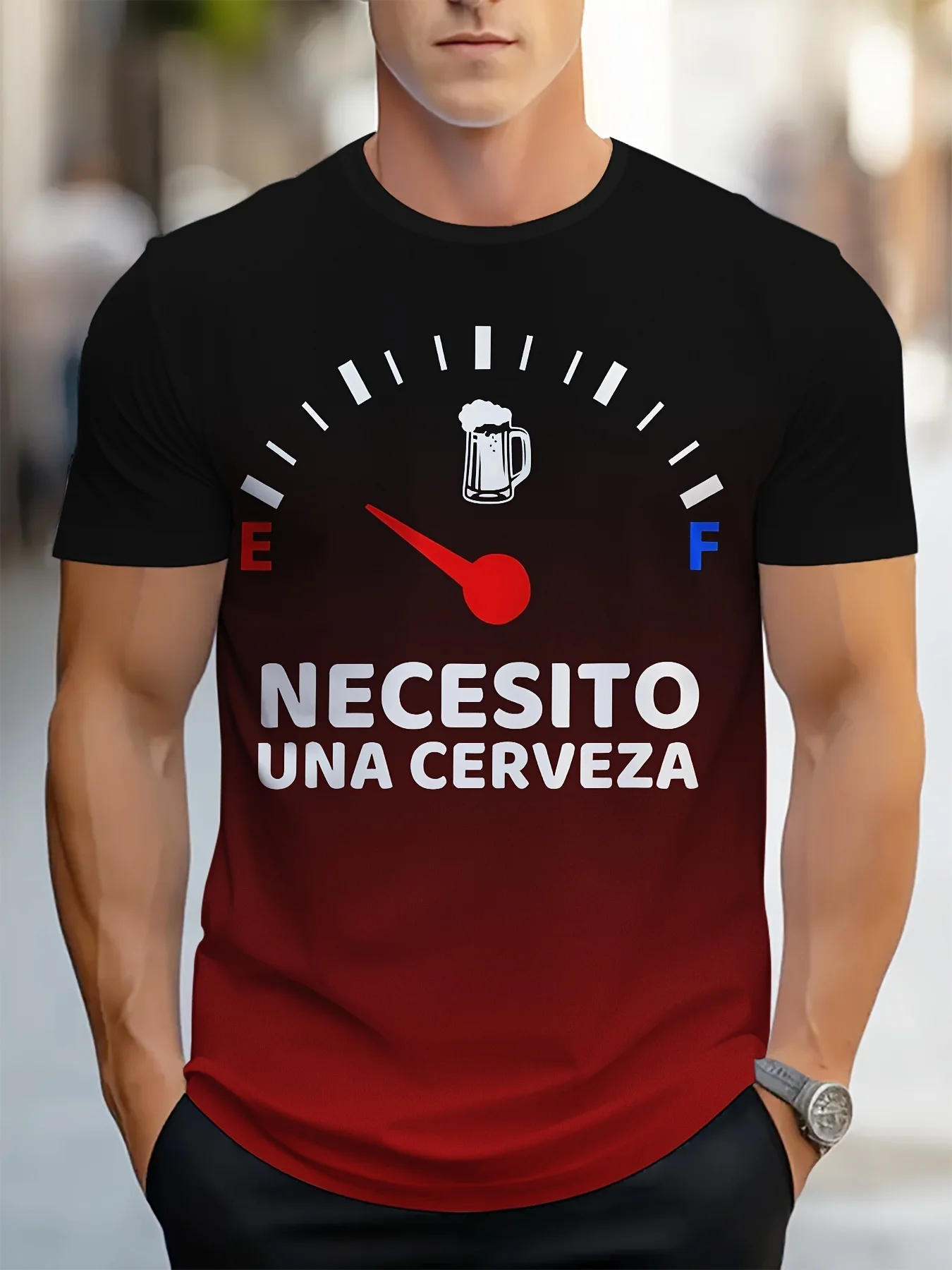 

Funny Beer Gradient T Shirt 2026 New 3D Print Drink Graphic Quick Dry Breathable Men Women Unisex Oversized Party Summer Tops