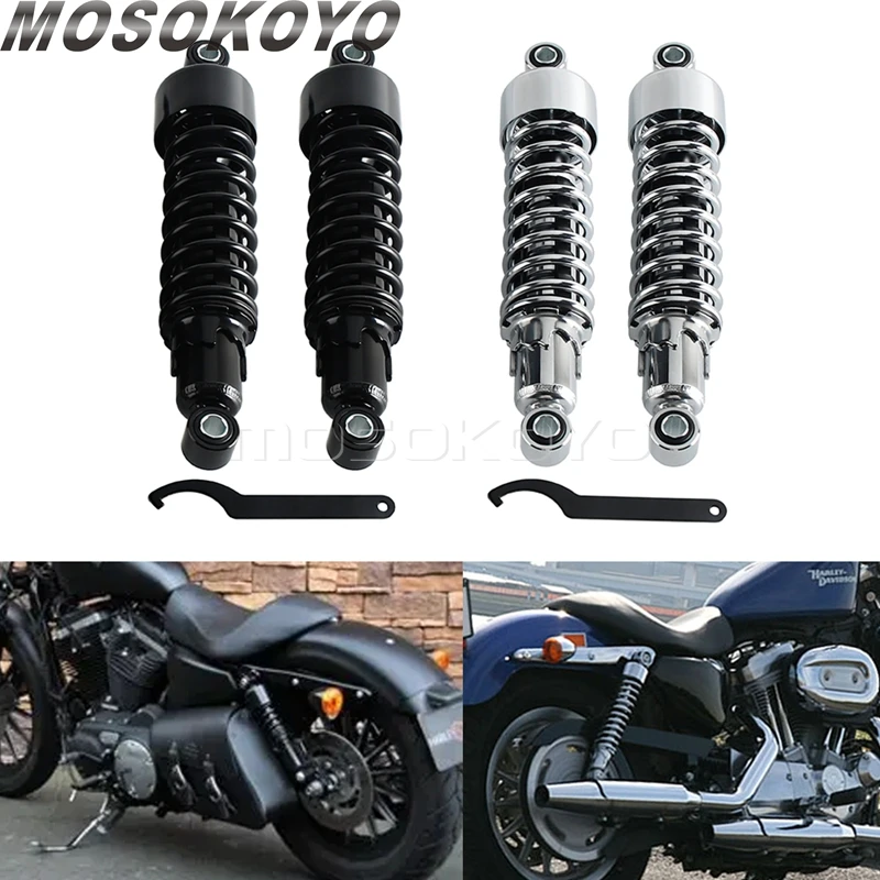 Motor Shocks Absorbers For Harley Sportster Nightster Custom 48 72 Dyna Rear Suspension 298mm Shock Absorber Accessories Kits