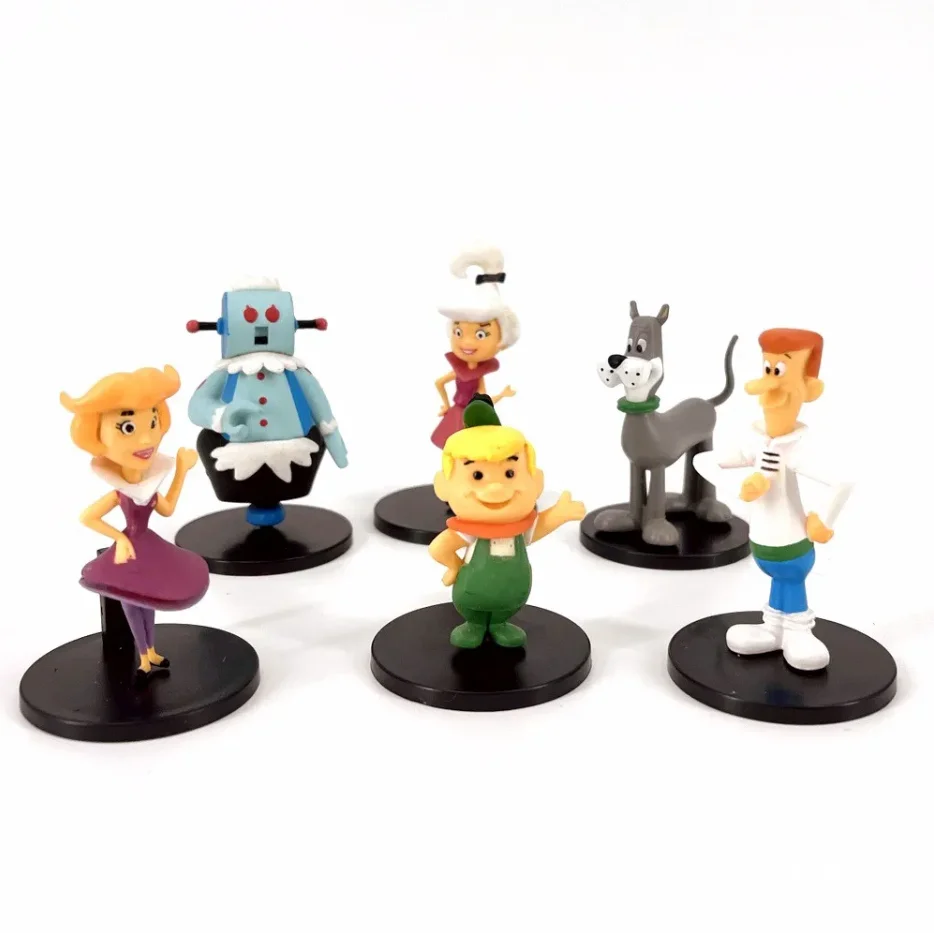 Original The Jetsons Family Action Figure Models Collection Ornaments Children Toys