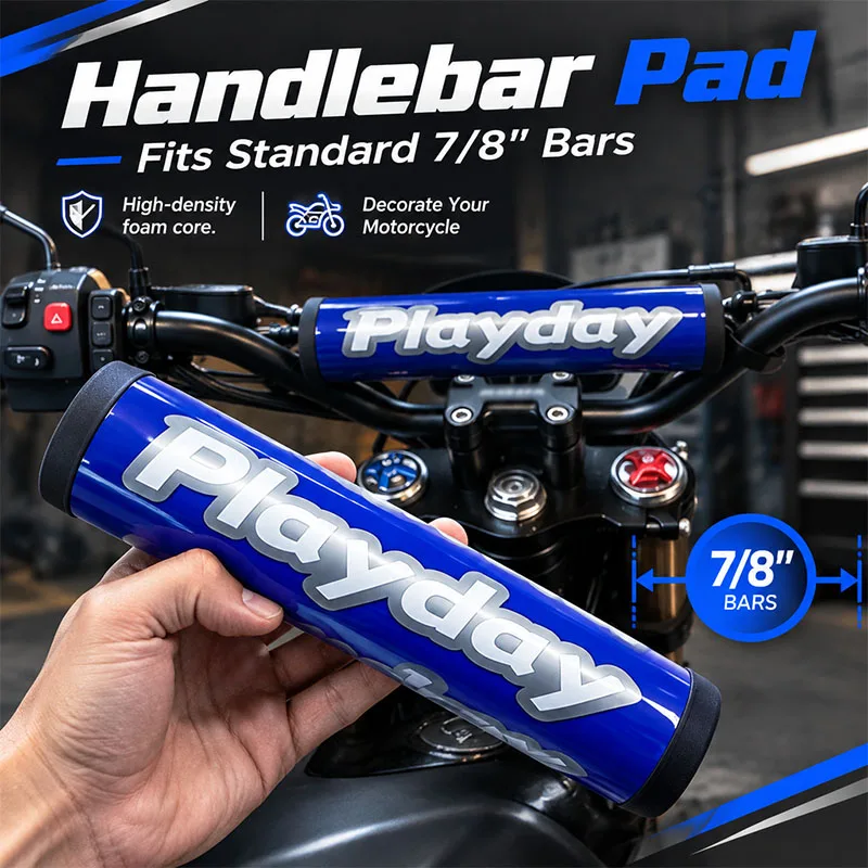 Motorcycle Handlebar Foam Pads For Renthal Protector Grips Crossbar Cross Chest For Honda Yamaha Kawasaki ATV DirtBike Quad