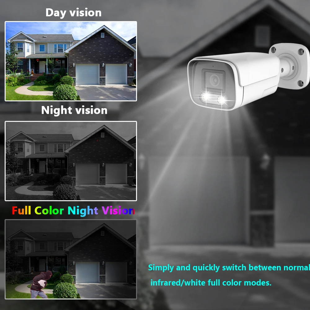 Devoccvo-sistema de cámaras de seguridad, kit de videovigilancia CCTV, HD, H.265, 32 canales, 5MP, DVR, AHD, 5MP, impermeable, visión nocturna a Color