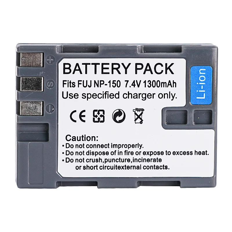 7.4V 1300mAh Rechargeable Li-ion Battery NP-150 FNP150 For Fujifilm Finepix S5 Pro, Finepix IS Pro Finepix S8 Pro USB Charger