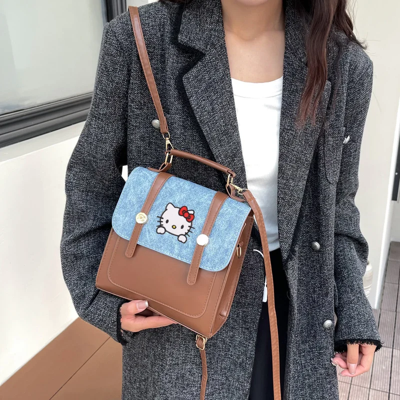 

Sanrio women mini Casual Travel Schoolbag hello kitty Shoulder Bag Autumn New Backpack Women's Handbag