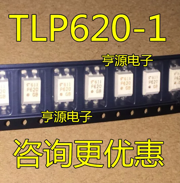 

100pcs/lot 100% new TLP620 P620 TLP620-1 TLP620GB SOP-4