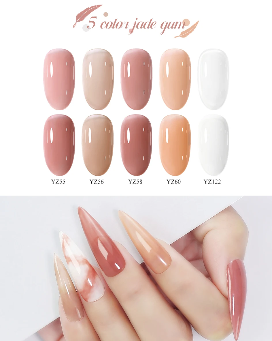 Arte Clavo Gel-Nagellack, 400 Farben, 15 ml, semi-permanenter Gel-Lack, Basis-Decklack, Nagelkunst, Maniküre, Soak Off-LED, UV-Salon-Gel – Detail 4