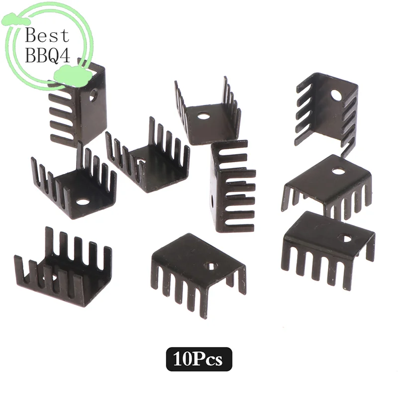 

(BBQ4) 10 шт. алюминиевых профилей TO-220, радиатор 7805, тепловая панель 781, 19*15*10 мм, охладитель из алюминиевого сплава