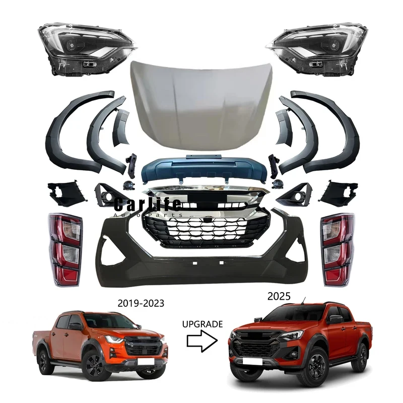 

Hot Selling Factory Price Body Kit For Isuzu Dmax 4X4 2019-2023 Facelift 2025 V Cross