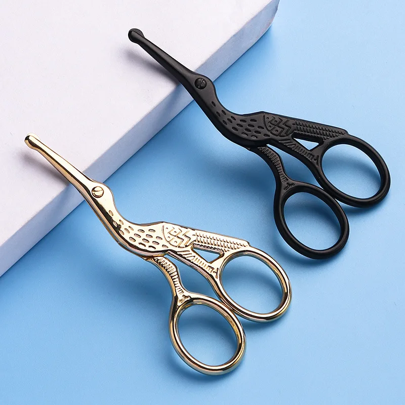 

Bird-shaped Round Nose Hair Small Scissors Trimmer Stainless Steel Manual Does Not Hurt The Nasal Cavity Beauty Eyebrow