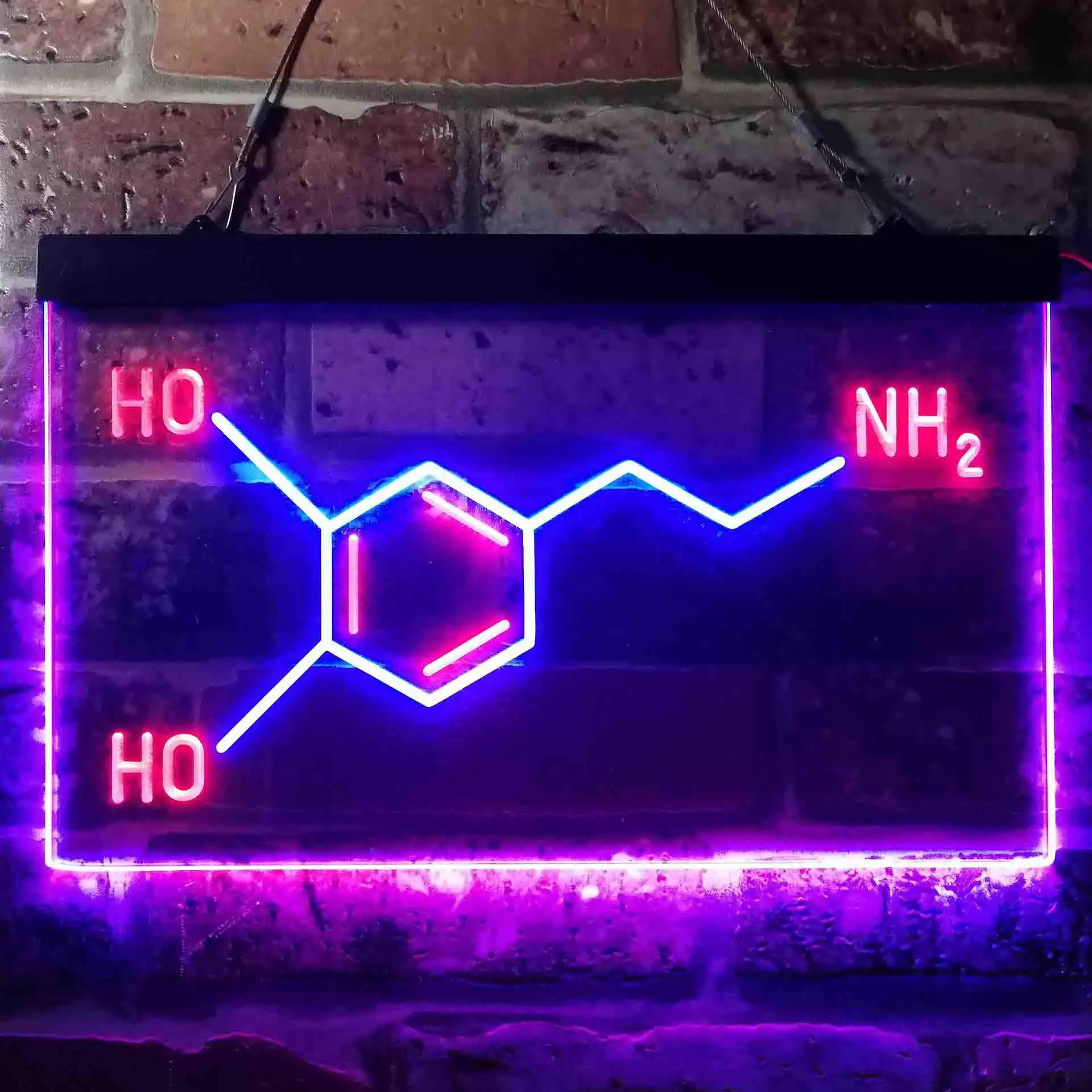 

Chemical Formula Funny Dual Color Led Neon Sign st6-i3624